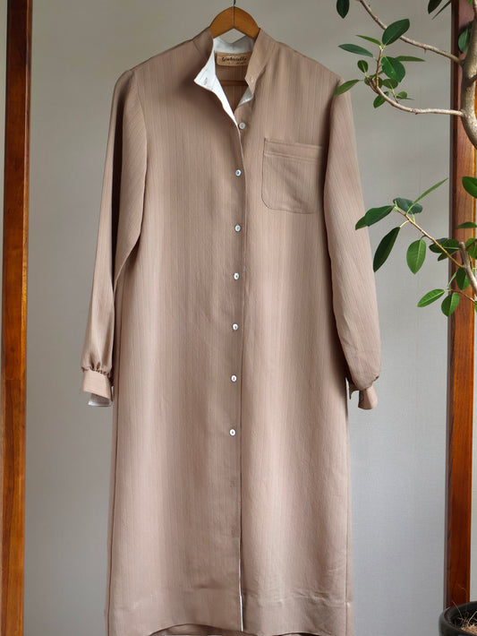 【sizeM-L】Long Shirt Dress