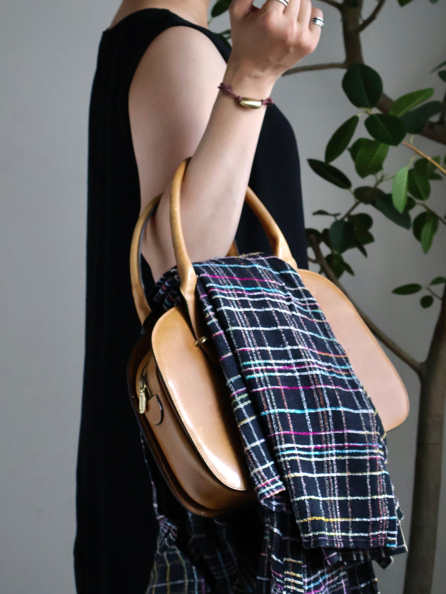 Neon Check Sheer Shirt