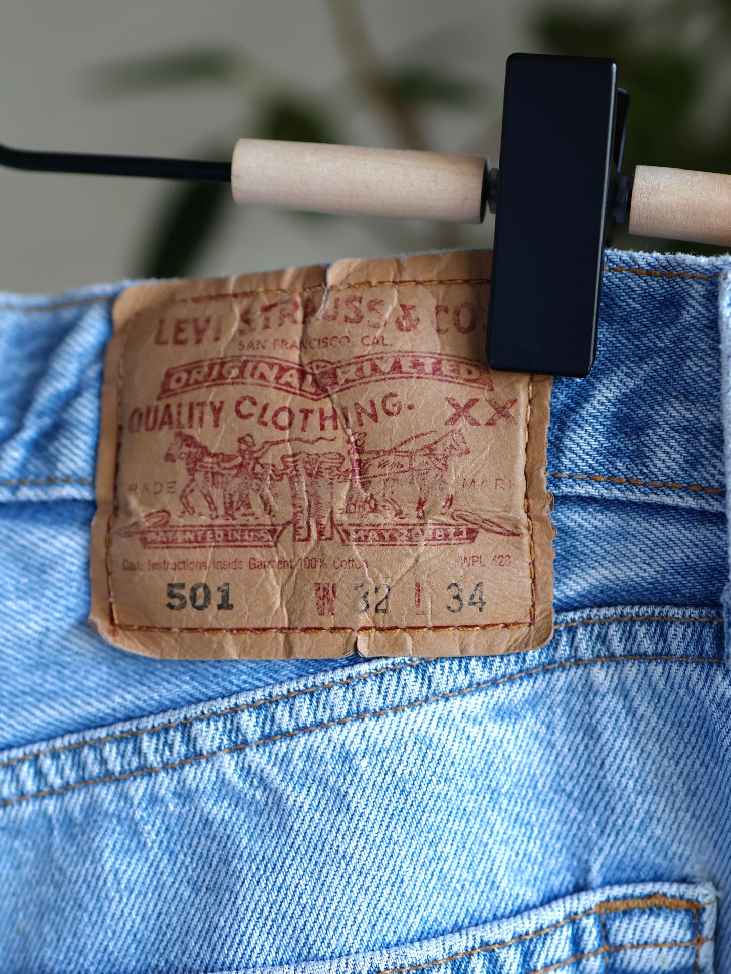 1990s Levi's 501 Denim Made in Guatemala