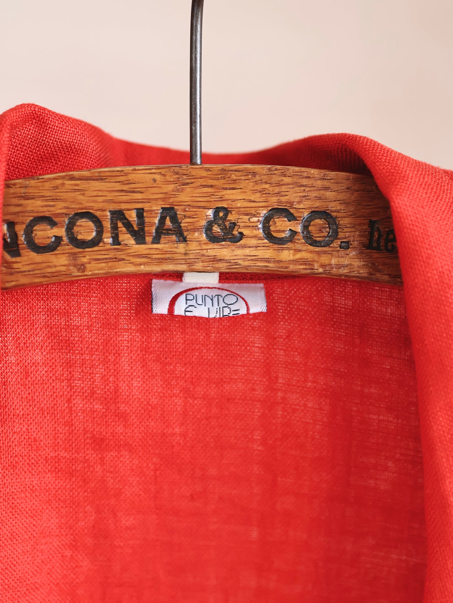 Linen Asymmetry Back Slit Jacket