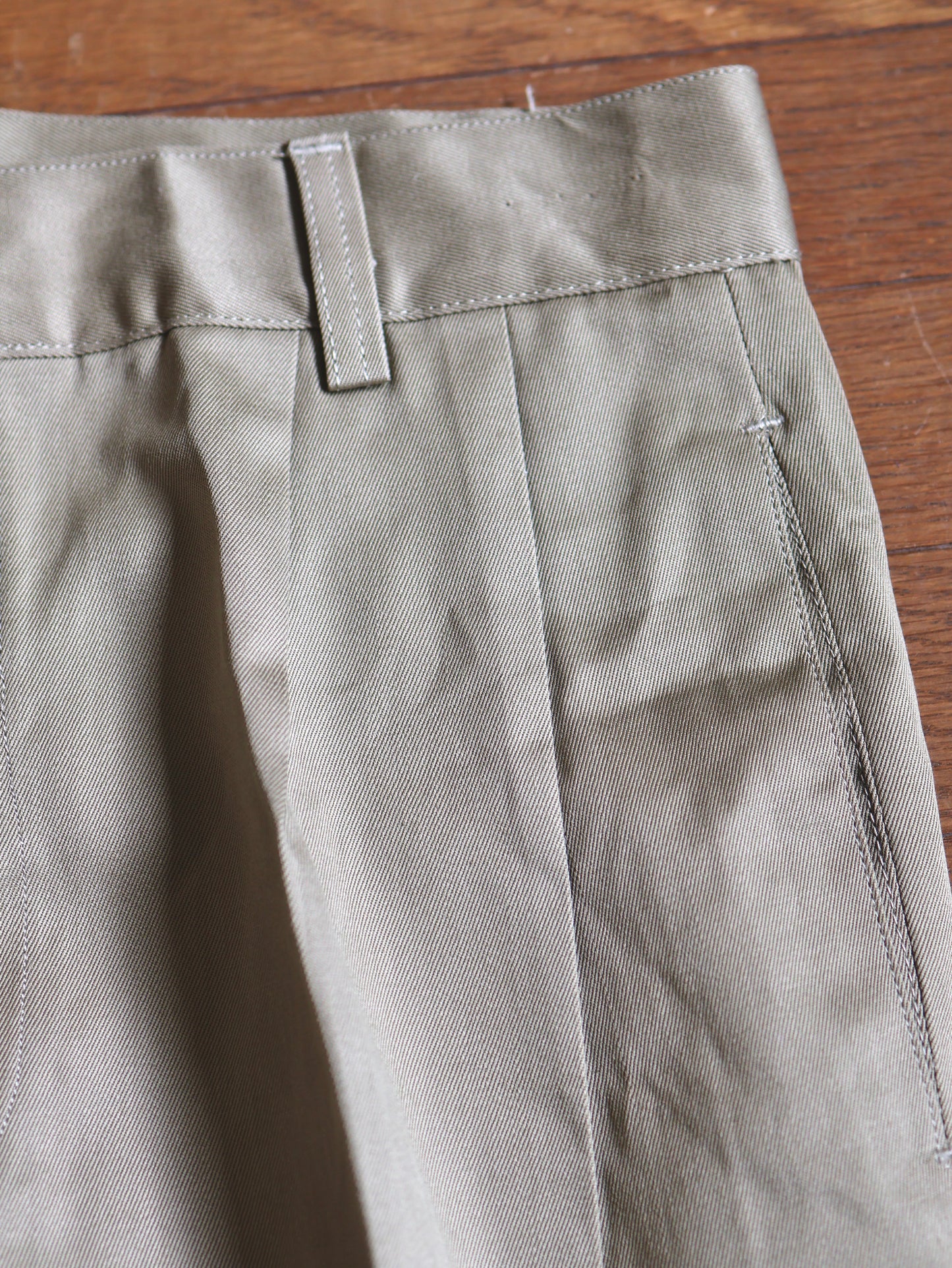 1980's Italian Military 2-Tuck Chino Shorts
