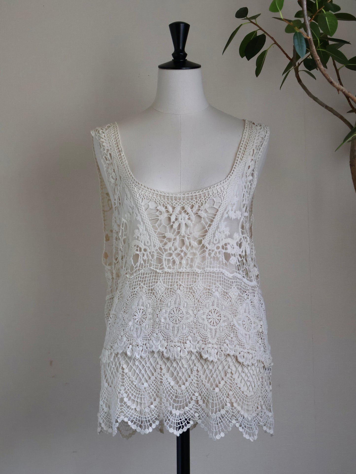 Lace Crochet Top