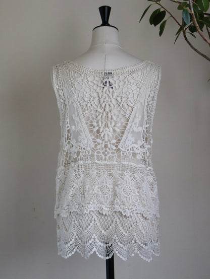 Lace Crochet Top