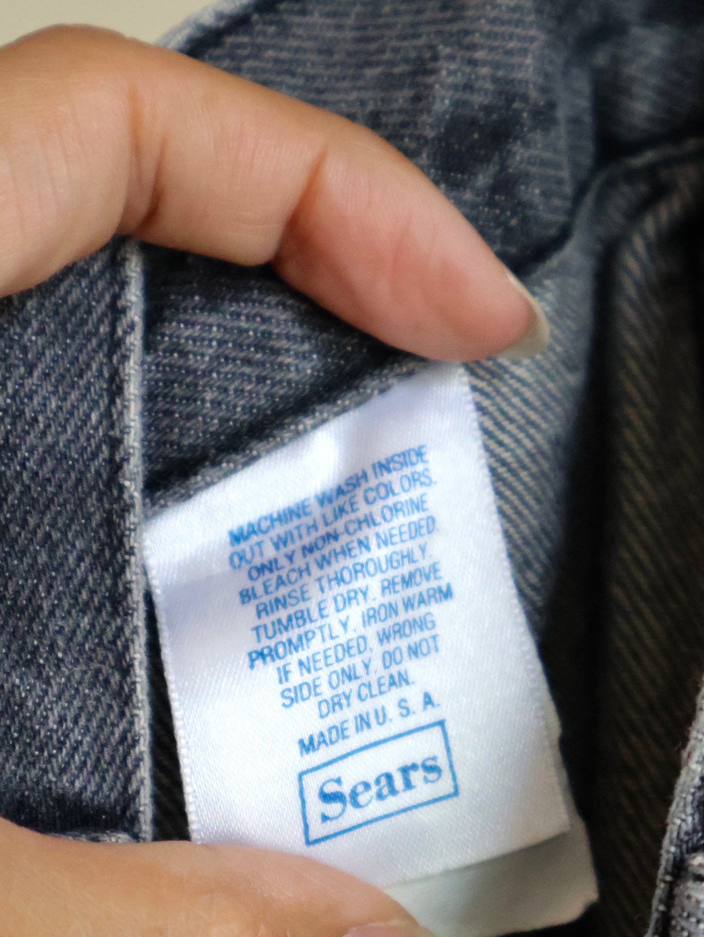 90s Sears High-waisted Tapered Denim
