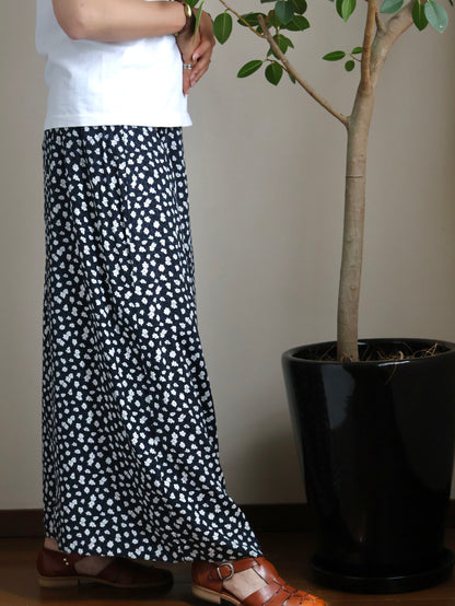 Floral Print Wrap Skirt