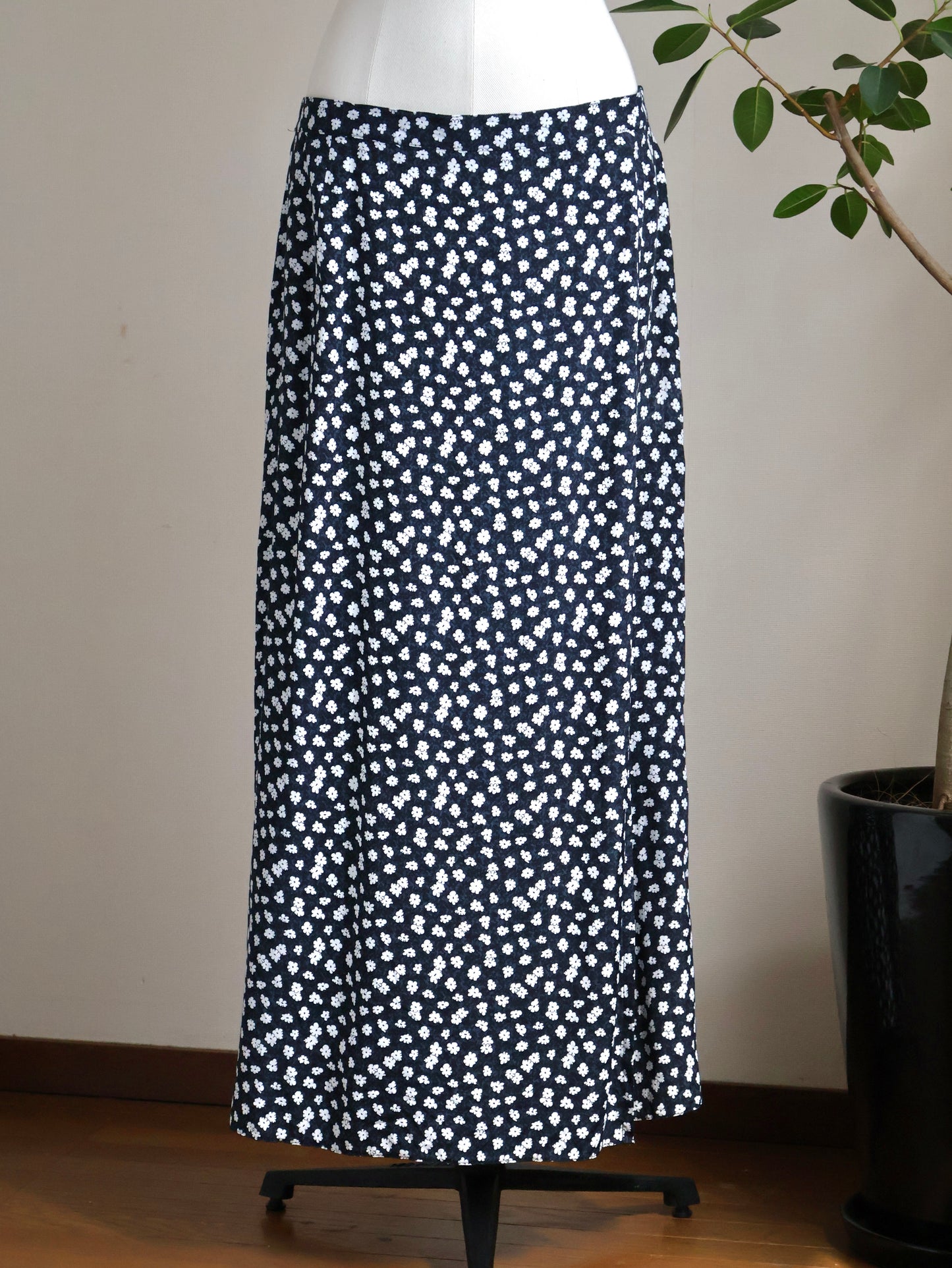 Floral Print Wrap Skirt