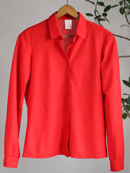 French Ripple Sheer Shirt
