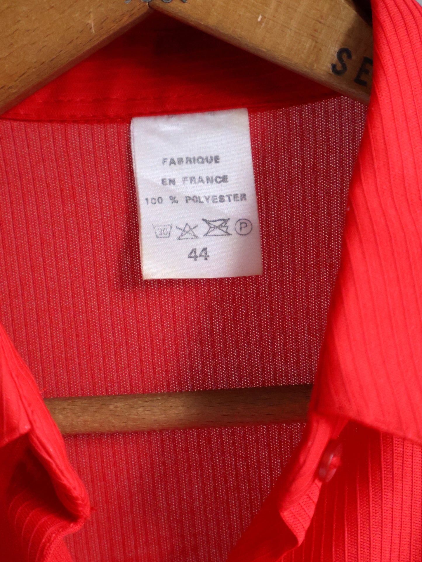 French Ripple Sheer Shirt