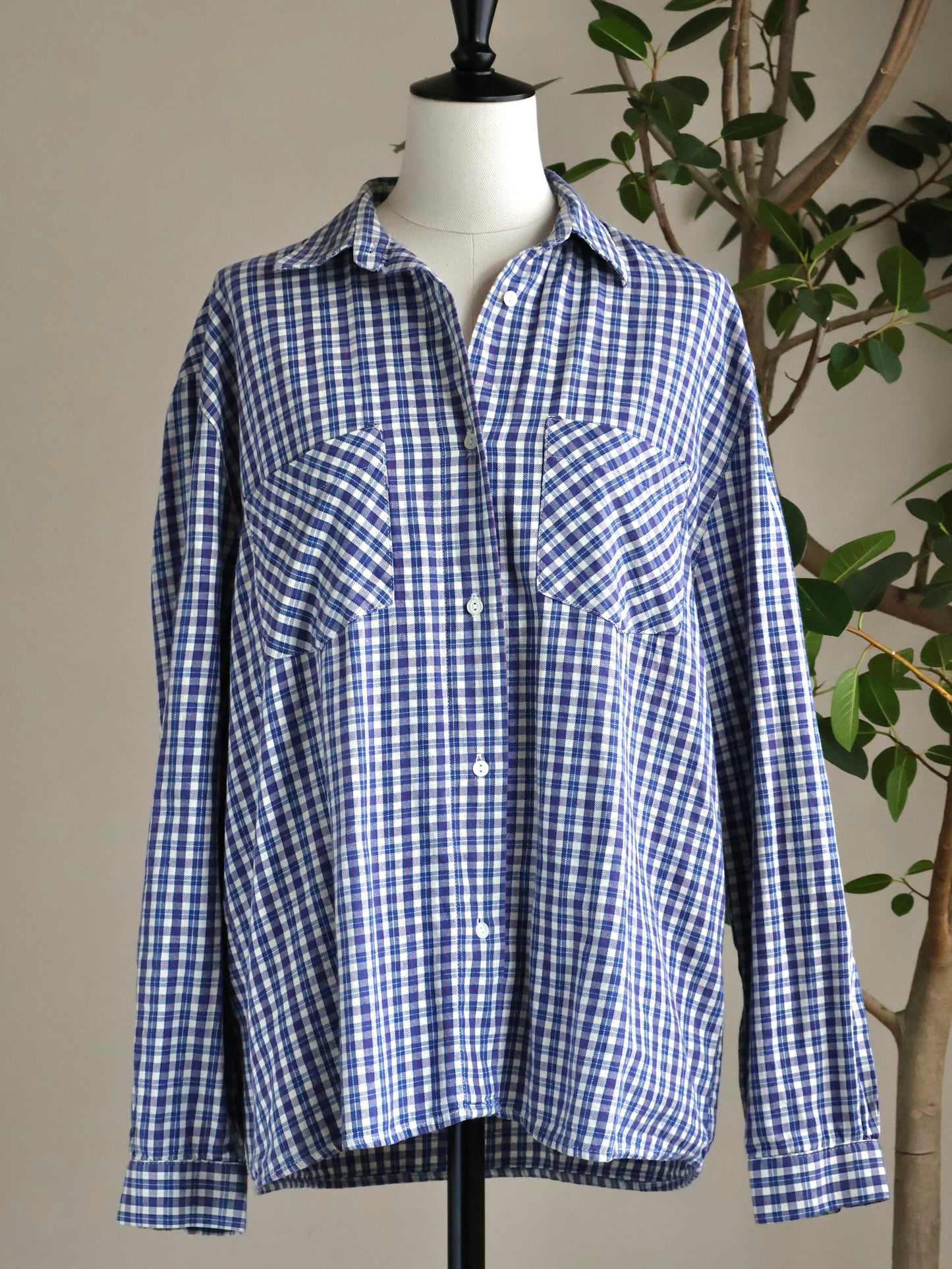 Italy Cotton Check Shirt