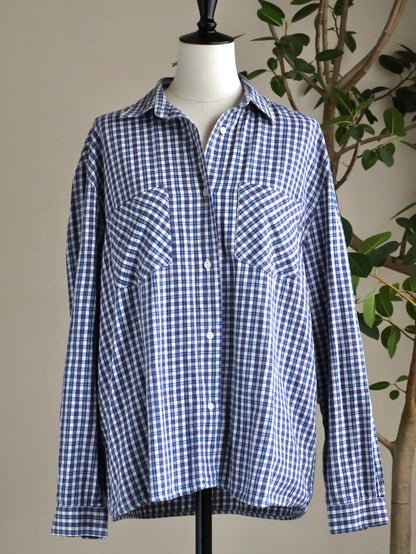 Italy Cotton Check Shirt