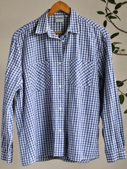 Italy Cotton Check Shirt