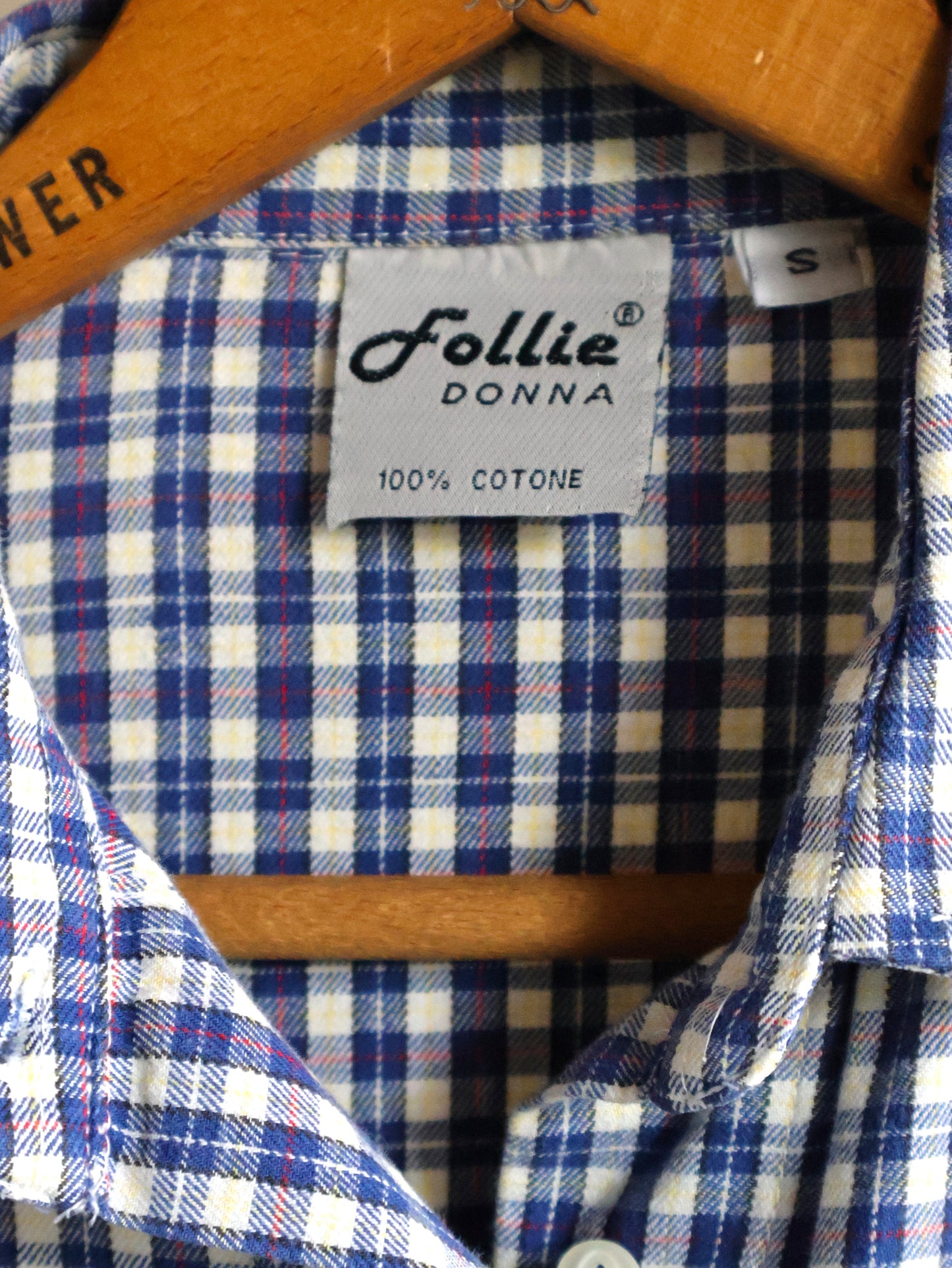 Italy Cotton Check Shirt