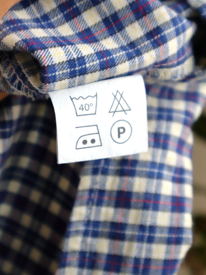 Italy Cotton Check Shirt