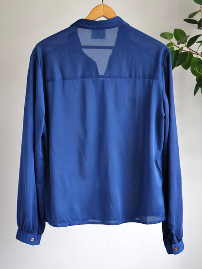 French Vintage Gathered Blouse