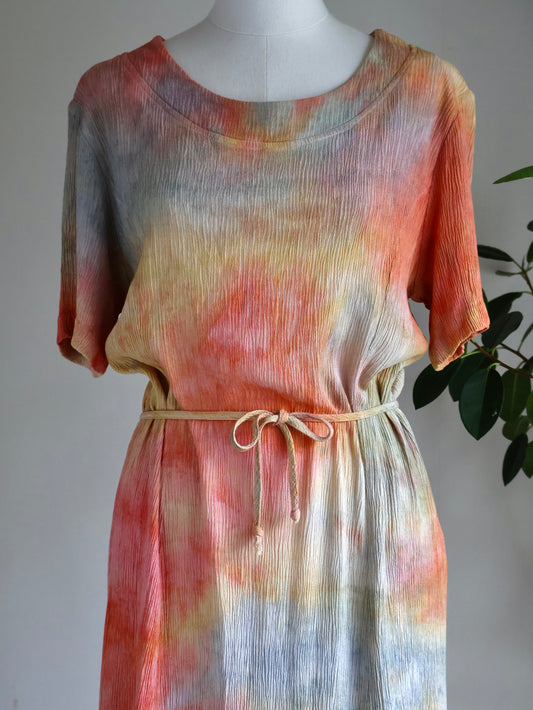Barbara Lesser Rayon Maxi Dress (Made in U.S.A.)