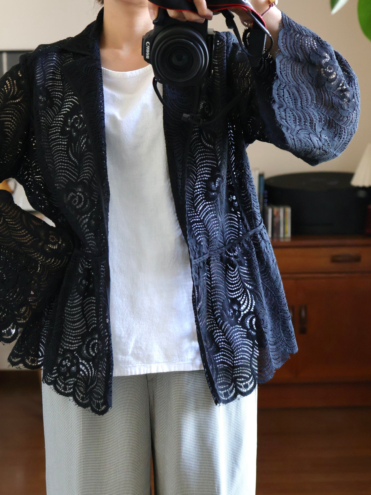 All Lace Bell Sleeve Jacket