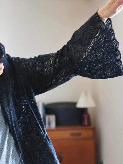All Lace Bell Sleeve Jacket