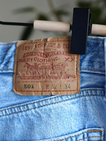 1990s Levi's 501 Denim Made in Guatemala