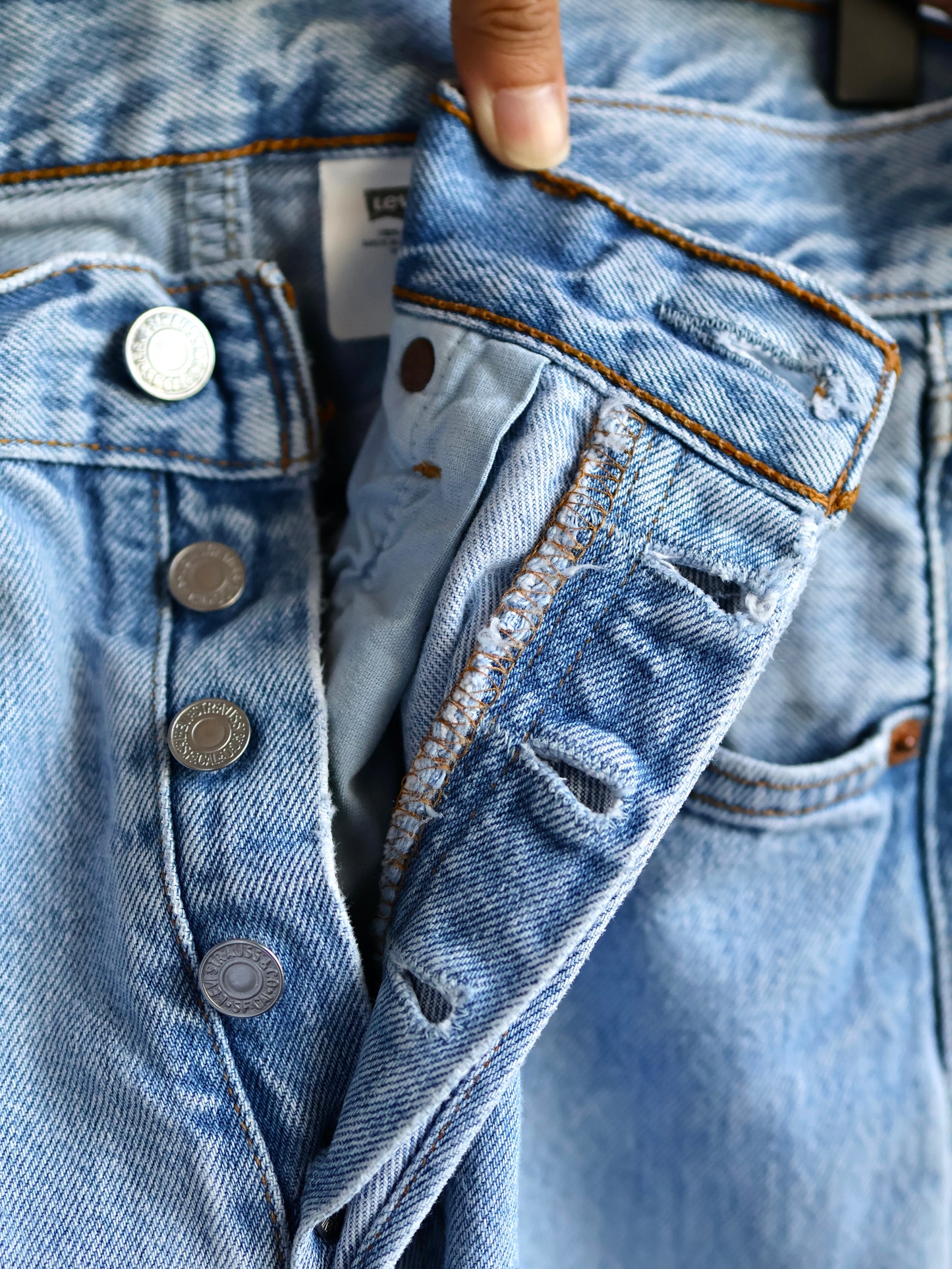 1990s Levi's 501 Denim Made in Guatemala