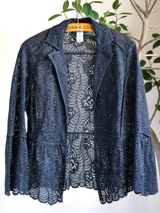 All Lace Bell Sleeve Jacket