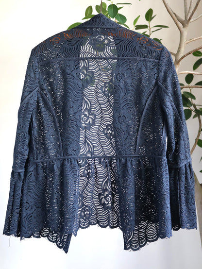 All Lace Bell Sleeve Jacket