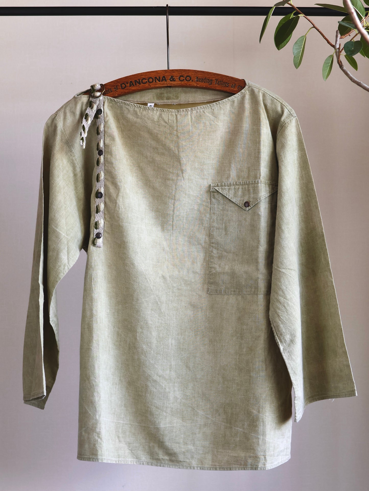 Italian Cotton Boat Neck Tunic