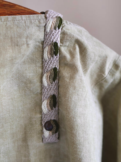 Italian Cotton Boat Neck Tunic