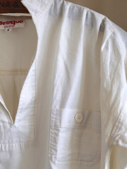 Cotton Skipper Pullover Shirt