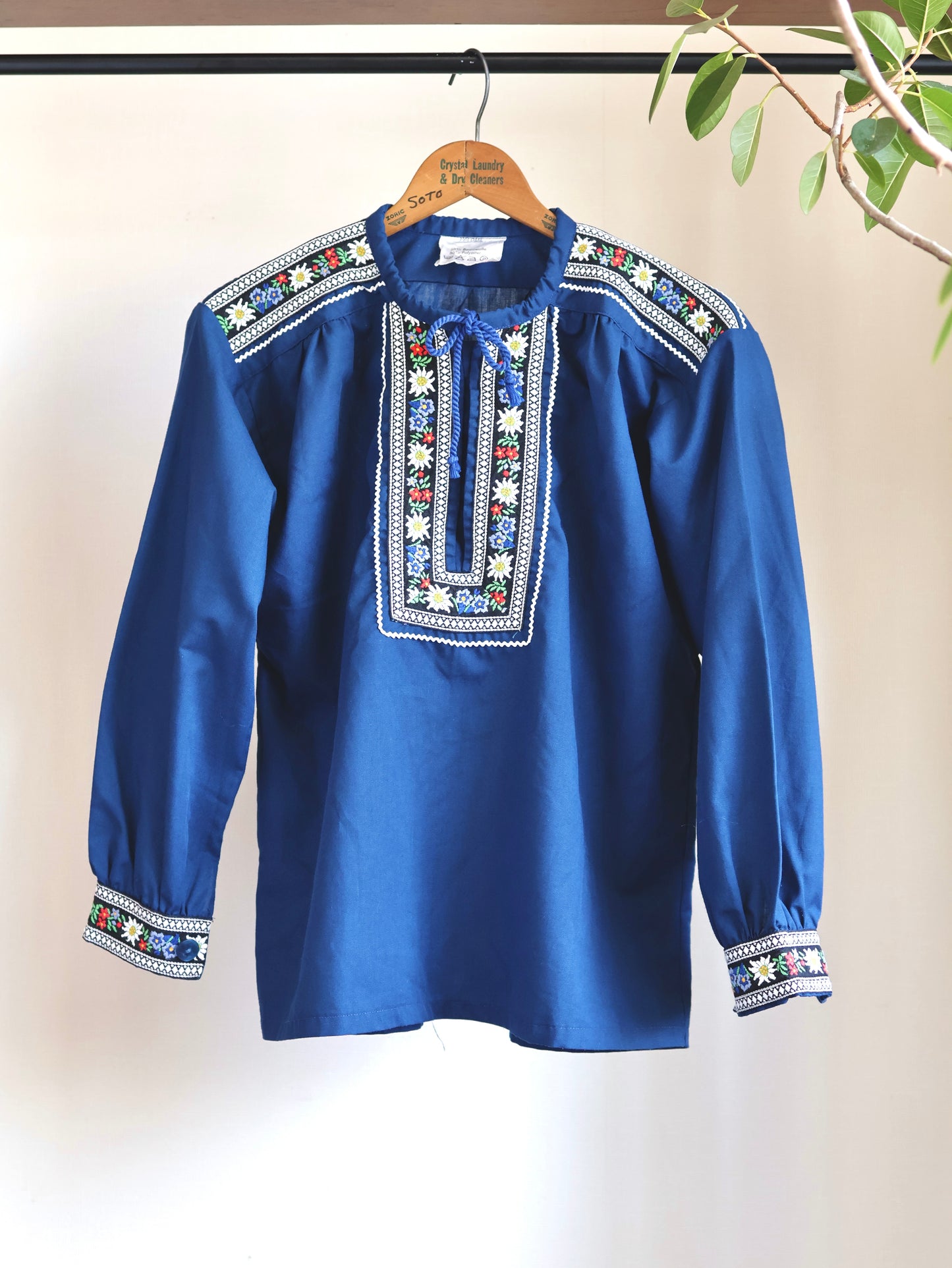 Embroidered Peasant Blouse
