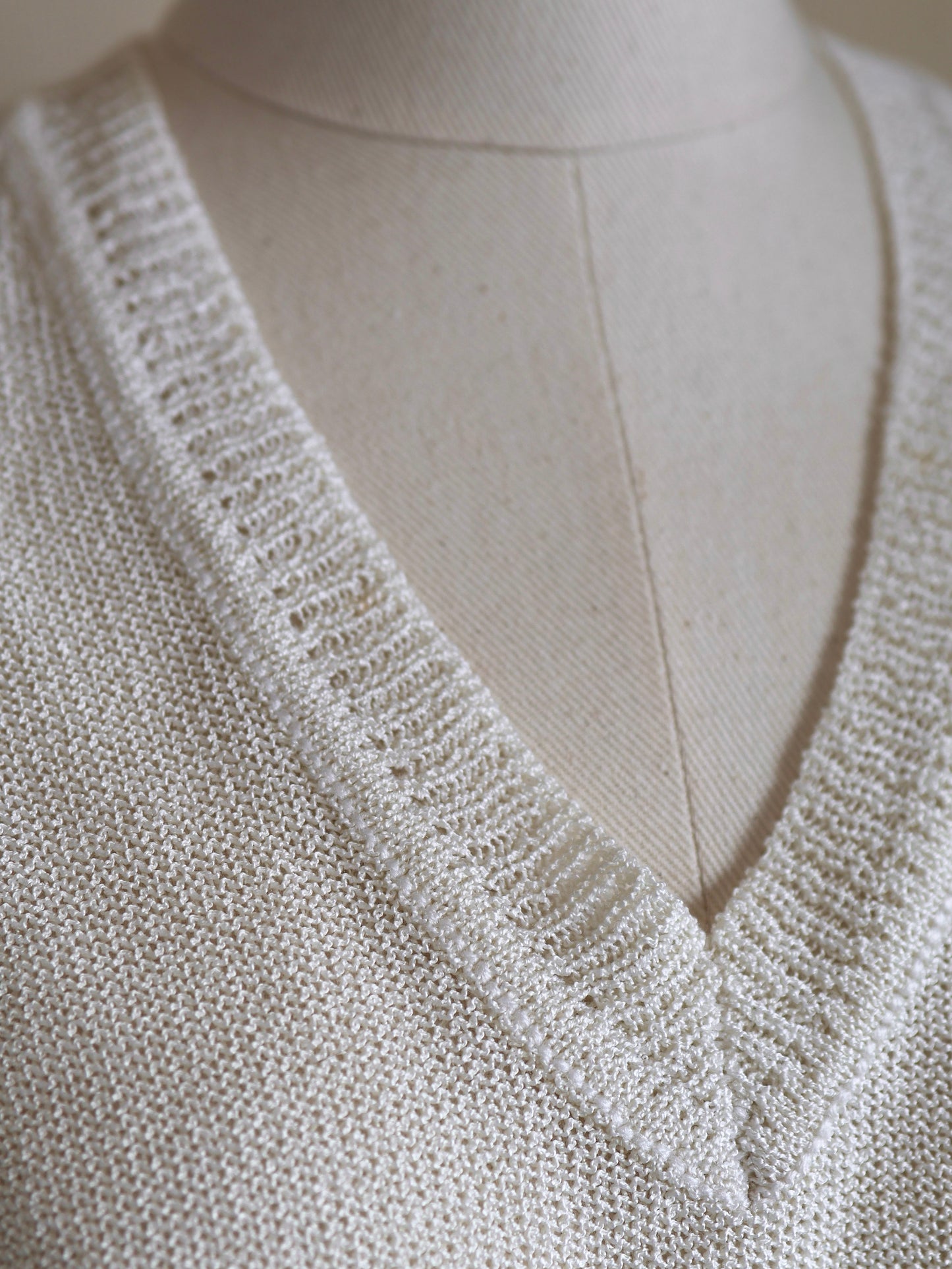 V-Neck Sheer Knit