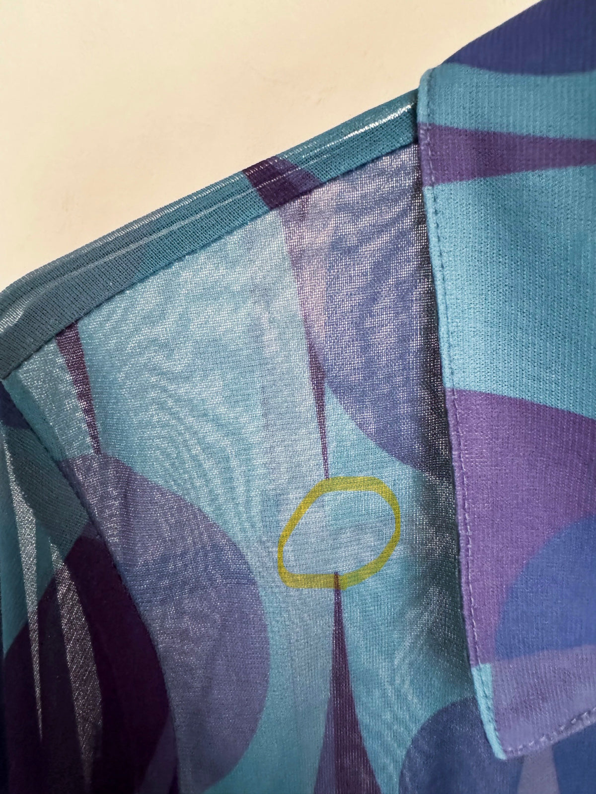 【sizeS-M】1990’s Art Printed Mesh Shirt