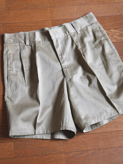 1980's Italian Military 2-Tuck Chino Shorts