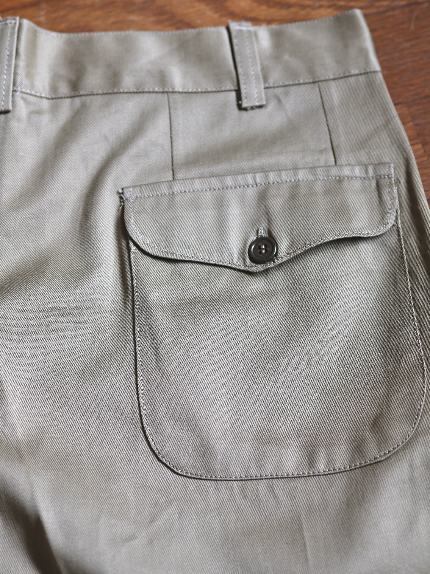 1980's Italian Military 2-Tuck Chino Shorts