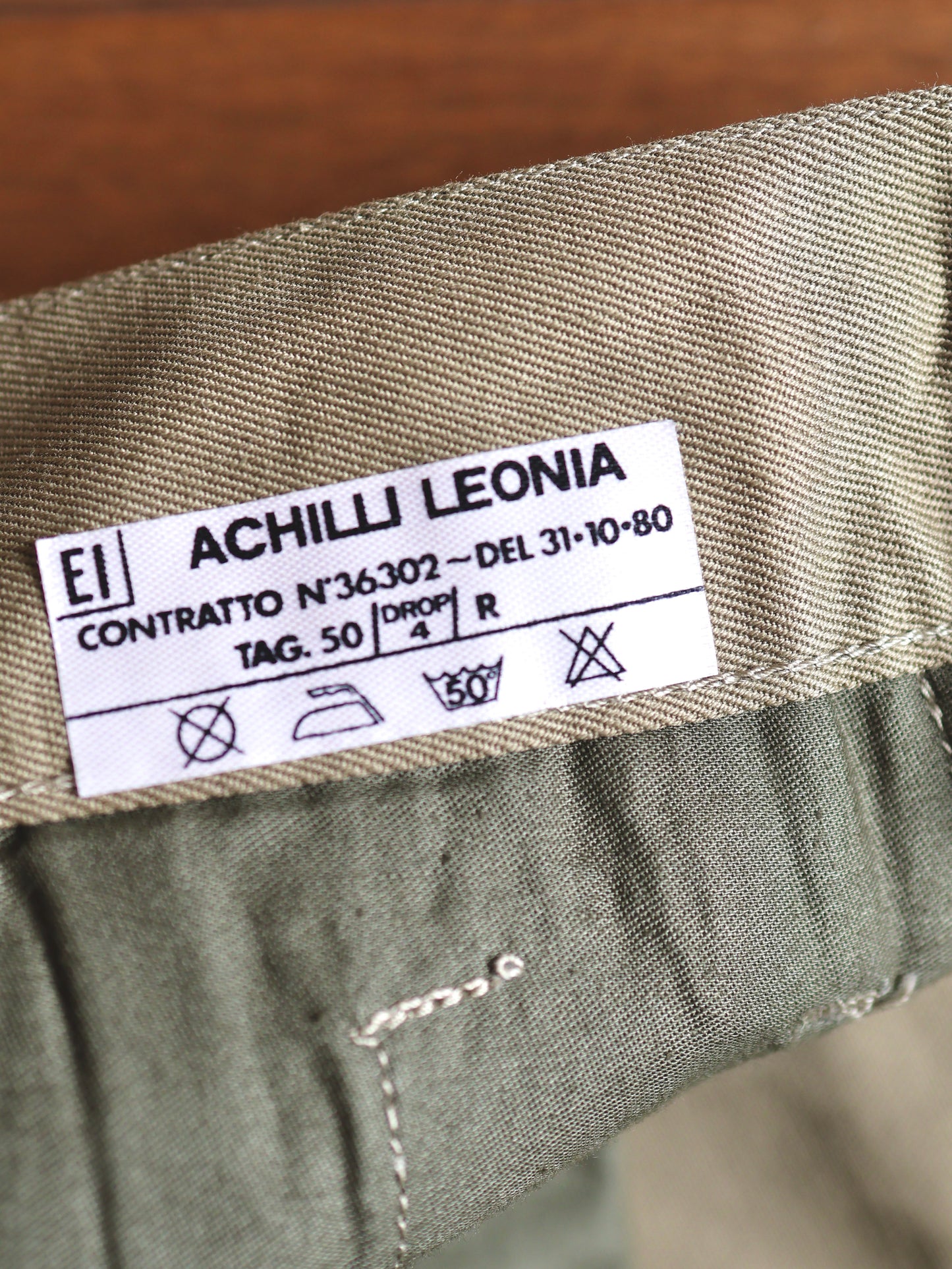 1980's Italian Military 2-Tuck Chino Shorts
