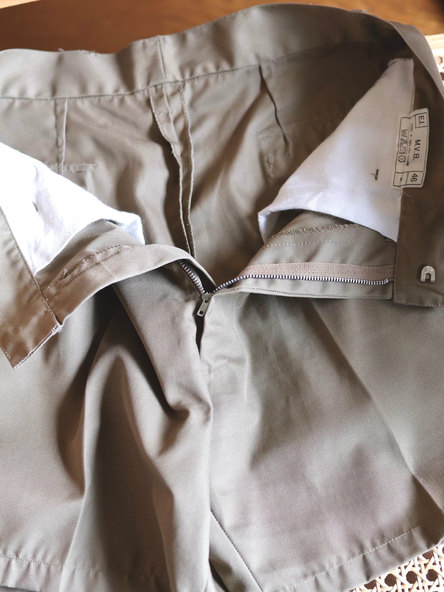 1980's Italian Military 2-Tuck Chino Shorts