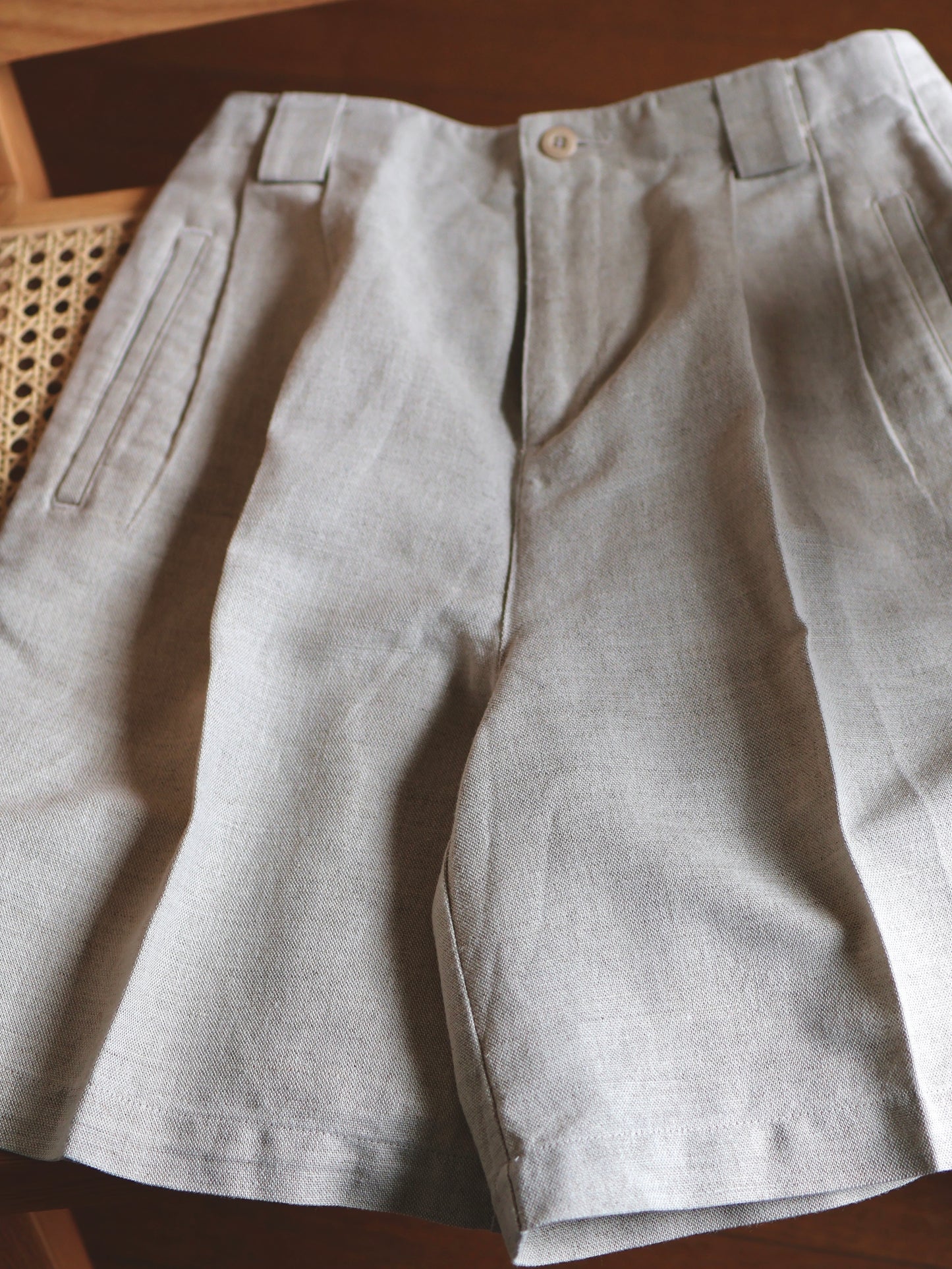 Linen Cotton Half Pants