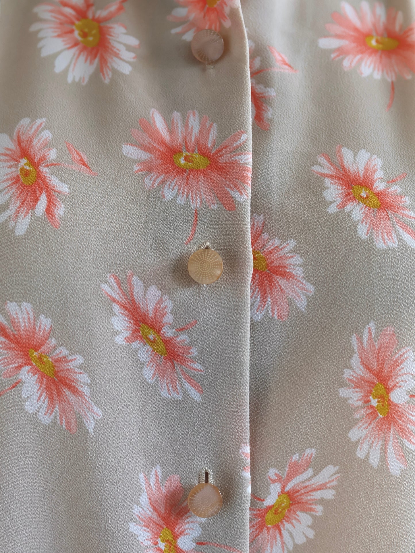 Margaret Print Gathered Stand Collar Blouse