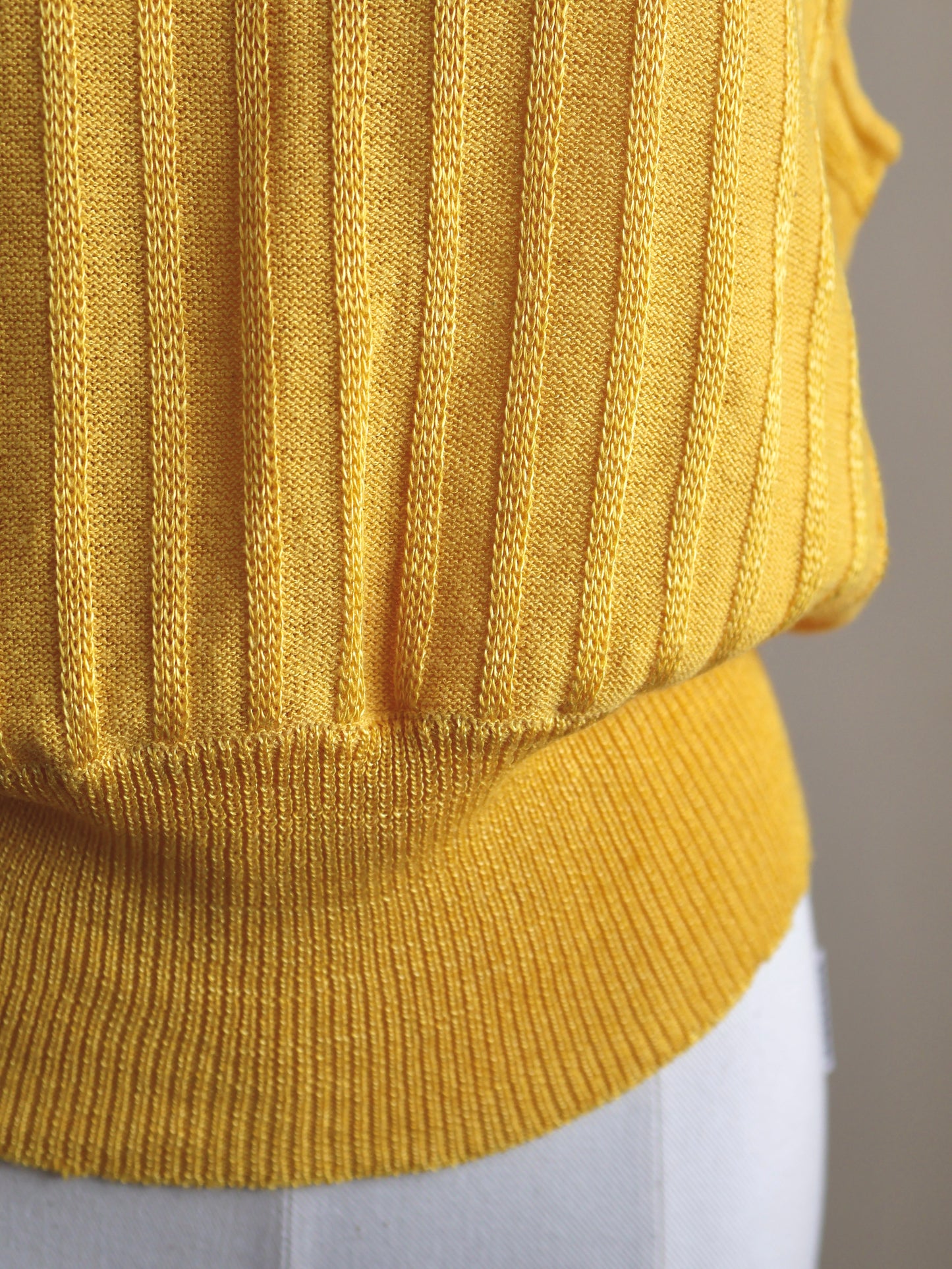 Made in Italy Vintage Back-Open Summer Knit Vest