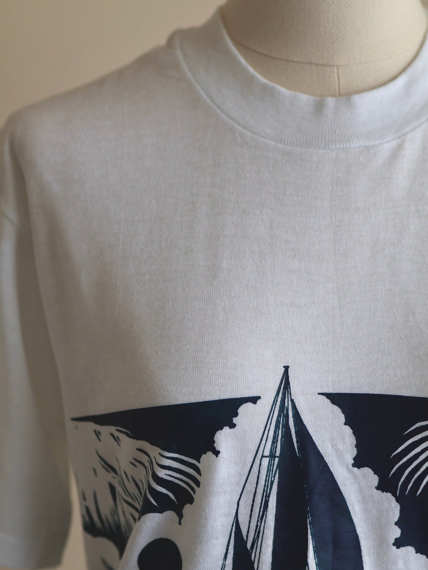 Dead Stock 80s-90s Summer Strand (by Stedman) "MYRTLE BEACH" Graphic T-Shirt