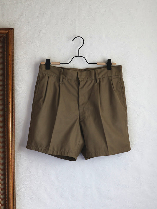 1980's Italian Military 2-Tuck Chino Shorts