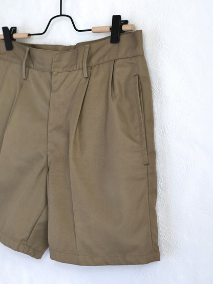 1980's Italian Military 2-Tuck Chino Shorts