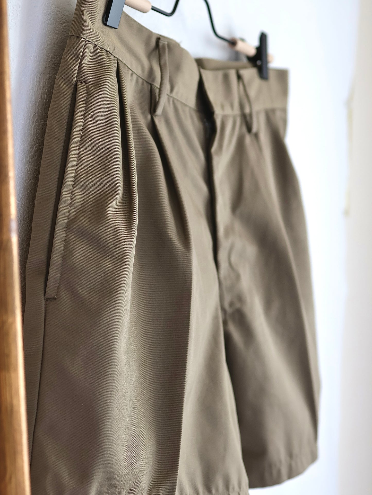 1980's Italian Military 2-Tuck Chino Shorts
