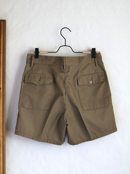 1980's Italian Military 2-Tuck Chino Shorts