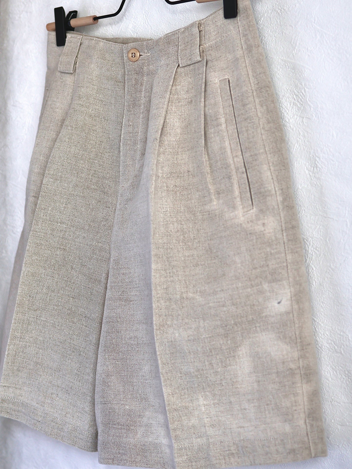 Linen Cotton Half Pants