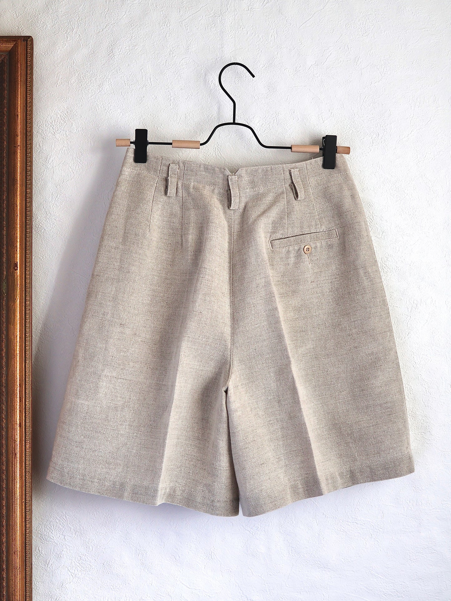 Linen Cotton Half Pants