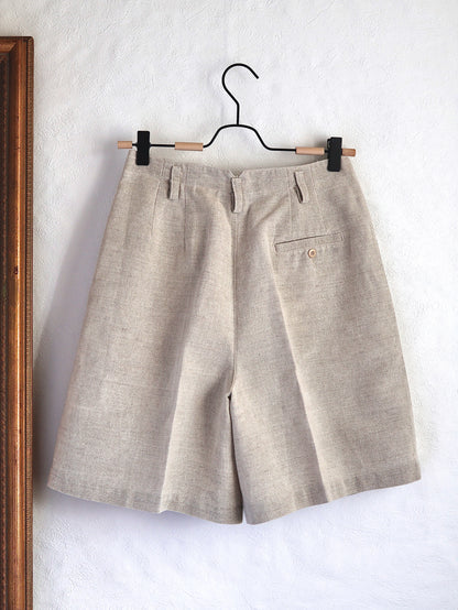 Linen Cotton Half Pants