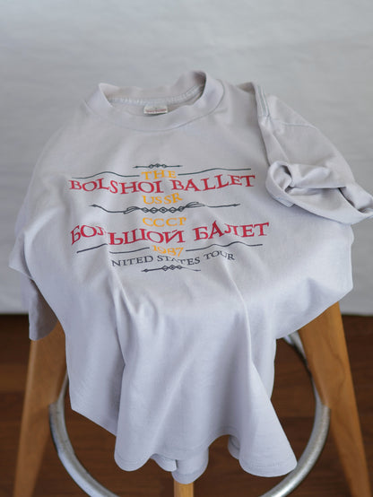 1987 "THE BOLSHOI BALLET" USSR US TOUR Vintage T-shirt / Made in USA