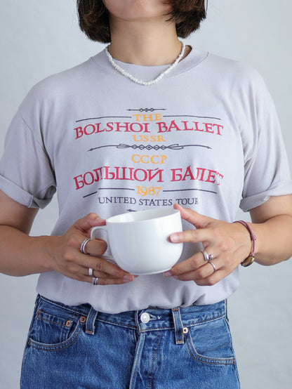 1987 "THE BOLSHOI BALLET" USSR US TOUR Vintage T-shirt / Made in USA