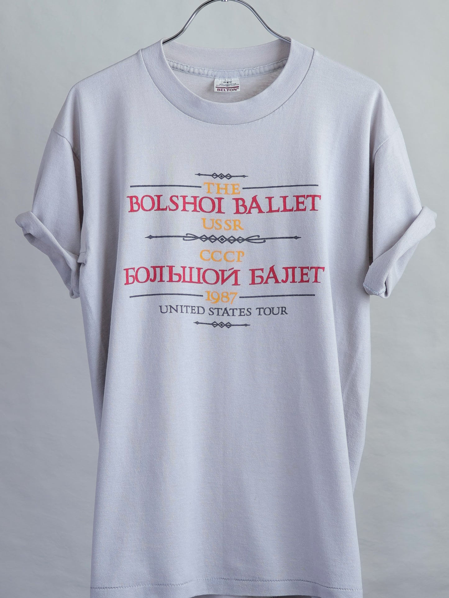1987 "THE BOLSHOI BALLET" USSR US TOUR Vintage T-shirt / Made in USA