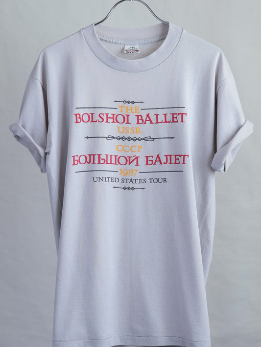 1987 "THE BOLSHOI BALLET" USSR US TOUR Vintage T-shirt / Made in USA